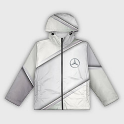 Ветровка с капюшоном женская Mercedes benz metalic collection, цвет: 3D-черный