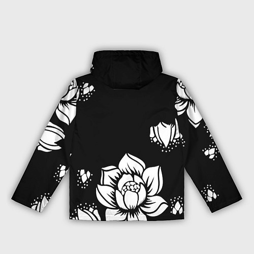 Женская ветровка Русская община символика розы / 3D-Черный – фото 2