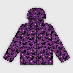 Ветровка с капюшоном женская Мрачный полёт, цвет: 3D-черный