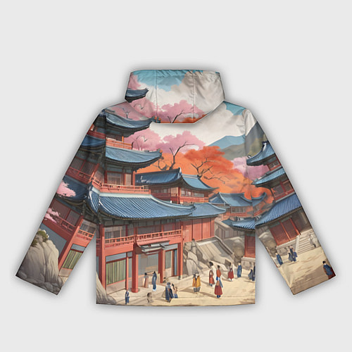 Женская ветровка Чосон иллюстрация / 3D-Черный – фото 2