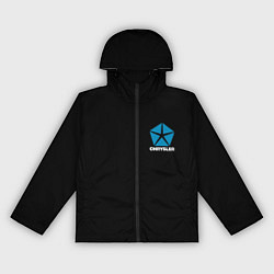 Ветровка с капюшоном женская Chrysler, цвет: 3D-черный