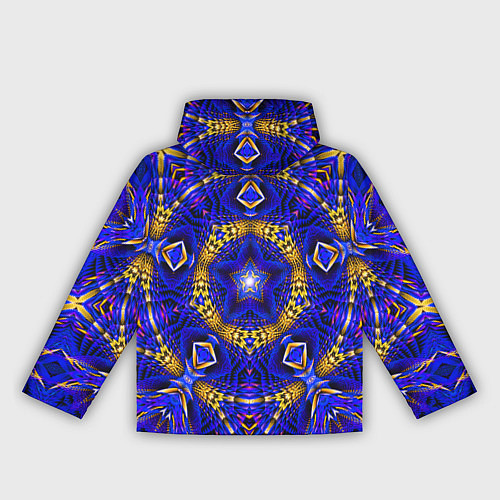 Женская ветровка Оптический узор текстура / 3D-Черный – фото 2