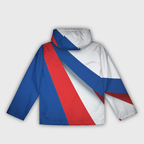 Женская ветровка Цвета флага России и герб / 3D-Черный – фото 2