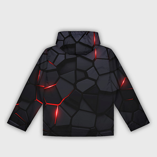 Женская ветровка Honda - плиты / 3D-Черный – фото 2