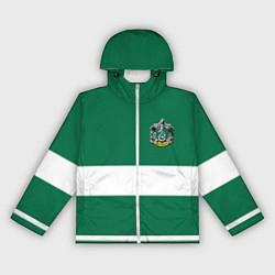Ветровка с капюшоном женская Гарри Поттер Слизерин, цвет: 3D-белый