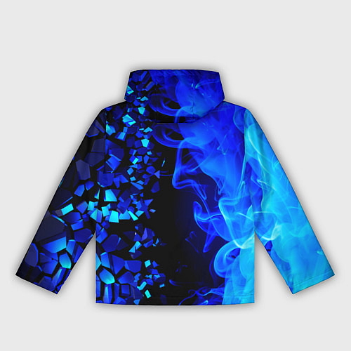 Женская ветровка Arctic Monkeys - синий огонь и плиты / 3D-Черный – фото 2