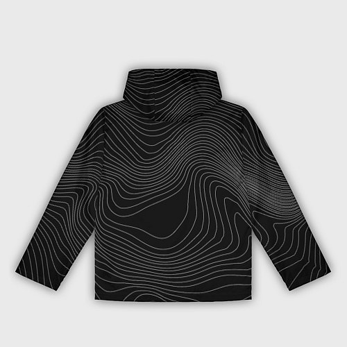 Женская ветровка Arctic Monkeys - белые линии / 3D-Черный – фото 2