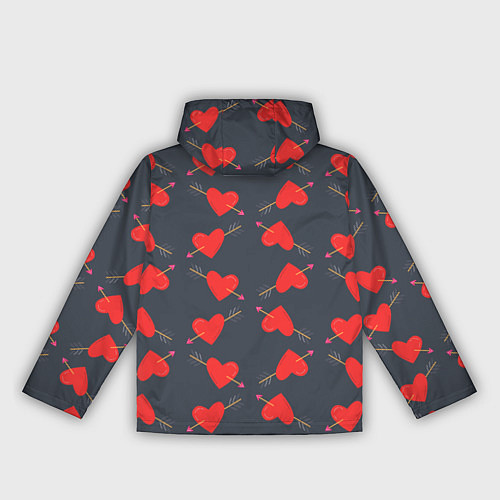 Женская ветровка Сердце со стрелой / 3D-Черный – фото 2