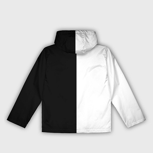 Женская ветровка Близнецы чёрно-белое / 3D-Черный – фото 2