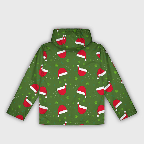 Женская ветровка Шапка Санты / 3D-Черный – фото 2