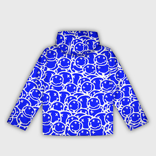 Женская ветровка Nirvana logo blue / 3D-Черный – фото 2