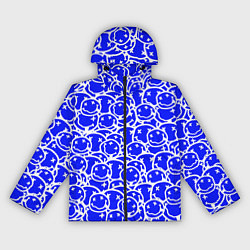 Ветровка с капюшоном женская Nirvana logo blue, цвет: 3D-черный