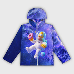 Женская ветровка Homer Simpson is a brave astronaut
