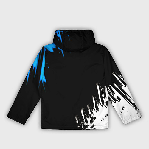 Женская ветровка Doom краски лого текстура / 3D-Черный – фото 2