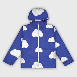 Ветровка с капюшоном женская Легкие облака, цвет: 3D-белый