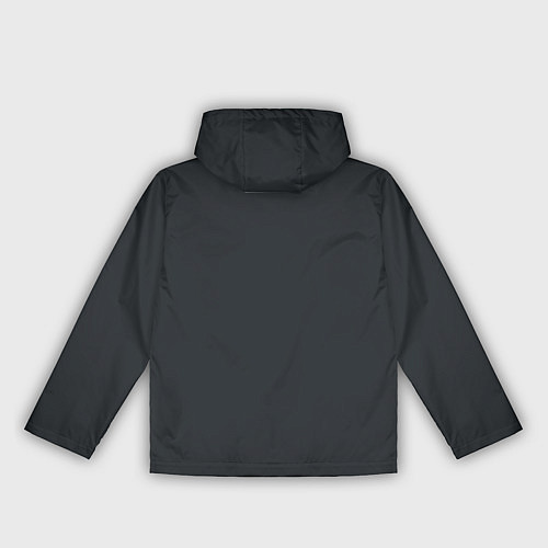 Женская ветровка Таня - белая надпись вязью / 3D-Черный – фото 2