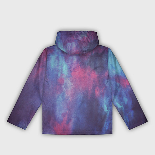 Женская ветровка Тай-дай космос / 3D-Черный – фото 2