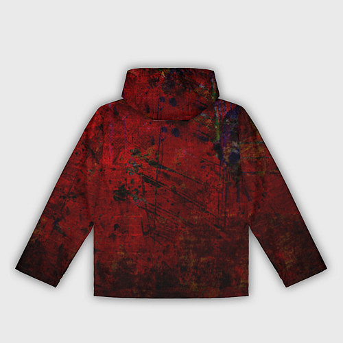 Женская ветровка Абстракция - dark grunge mood / 3D-Черный – фото 2