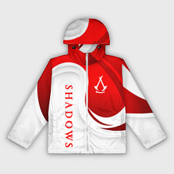Ветровка с капюшоном женская Assassins creed - shadows, цвет: 3D-белый