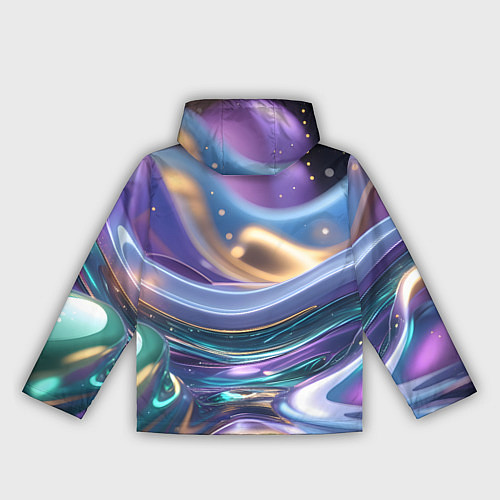 Женская ветровка Космическая краска / 3D-Черный – фото 2