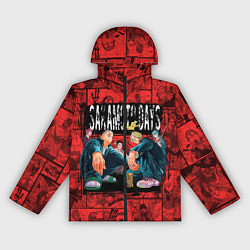 Ветровка с капюшоном женская Дни сакамото герои, цвет: 3D-черный