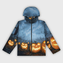 Ветровка с капюшоном женская Костюмы для halloween, цвет: 3D-черный