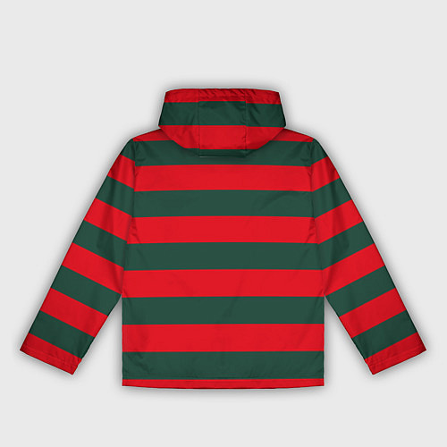 Женская ветровка Полосы Фредди Крюгера / 3D-Черный – фото 2