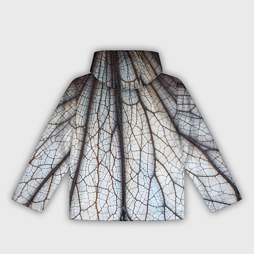 Женская ветровка Прожилки растения / 3D-Черный – фото 2