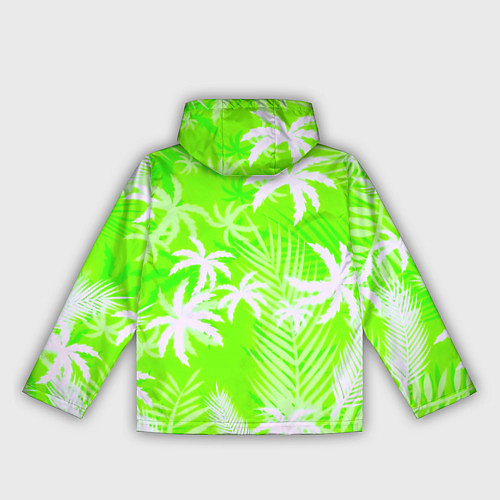 Женская ветровка Кислотные тропики / 3D-Черный – фото 2