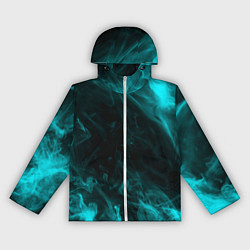 Ветровка с капюшоном женская Neon smoke, цвет: 3D-белый