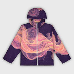 Женская ветровка Бежевые волны текстура