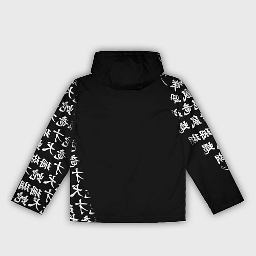 Женская ветровка Monster energy japan symbol / 3D-Черный – фото 2