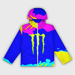 Женская ветровка Monster energy краски цветные