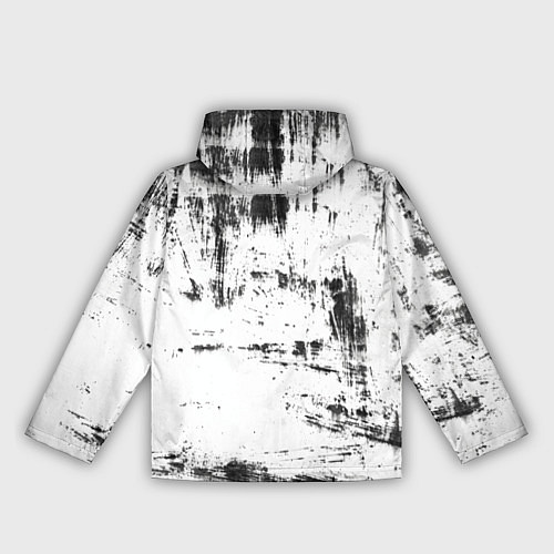 Женская ветровка Color black and white / 3D-Черный – фото 2