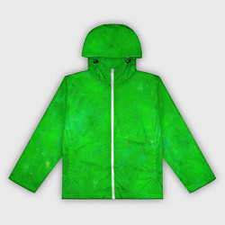 Ветровка с капюшоном женская Свет зелёного фонаря, цвет: 3D-белый