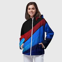 Ветровка с капюшоном женская Multicoloured, цвет: 3D-белый — фото 2