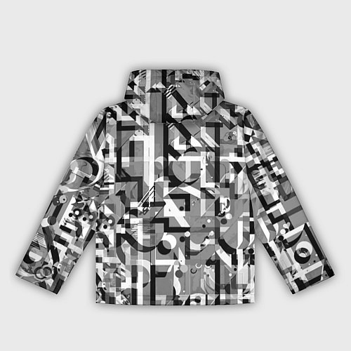 Женская ветровка Серый объёмный эффект / 3D-Черный – фото 2