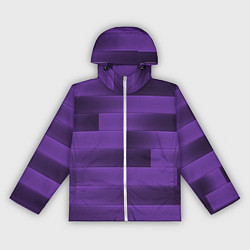 Ветровка с капюшоном женская Color purple square, цвет: 3D-белый