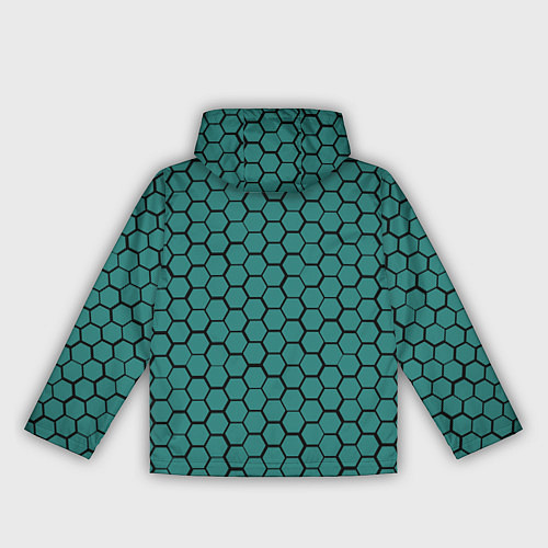 Женская ветровка Анахайм Дакс - зеленые соты / 3D-Черный – фото 2