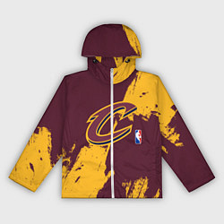 Ветровка с капюшоном женская Cleveland Cavaliers NBA team, цвет: 3D-белый