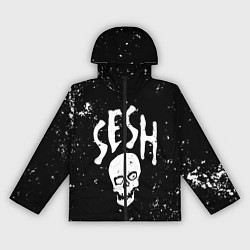 Ветровка с капюшоном женская Sesh, цвет: 3D-черный