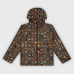 Ветровка с капюшоном женская Артефакты меча и магии, цвет: 3D-черный