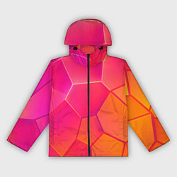 Женская ветровка Розово-оранжевые плиты