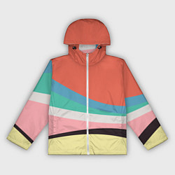 Ветровка с капюшоном женская Спектр июнь, цвет: 3D-белый