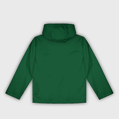 Женская ветровка ФК Краснодар - сплошной зеленый цвет / 3D-Черный – фото 2