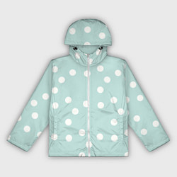 Ветровка с капюшоном женская Снежная морская пена, цвет: 3D-белый