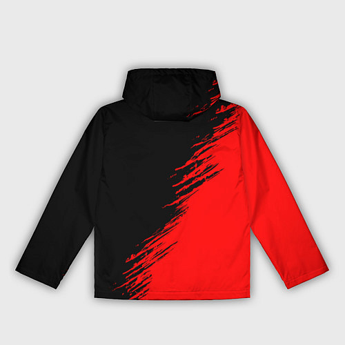 Женская ветровка Umbrella Corp - red and black / 3D-Черный – фото 2