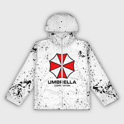 Ветровка с капюшоном женская Umbrella - white dirt, цвет: 3D-белый