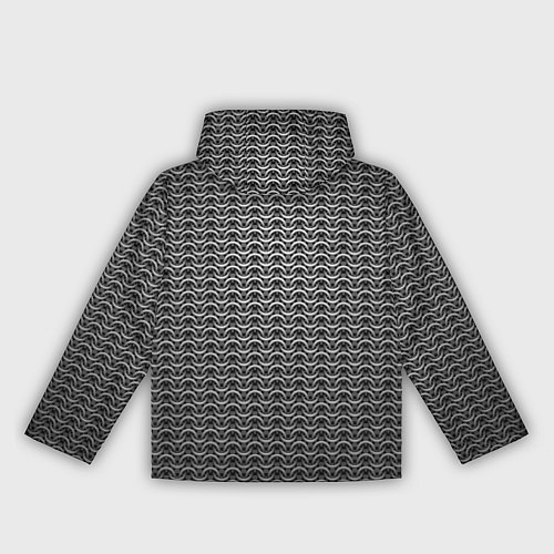 Женская ветровка Стальная кольчуга воинов / 3D-Черный – фото 2