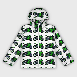 Женская ветровка Motorbike green